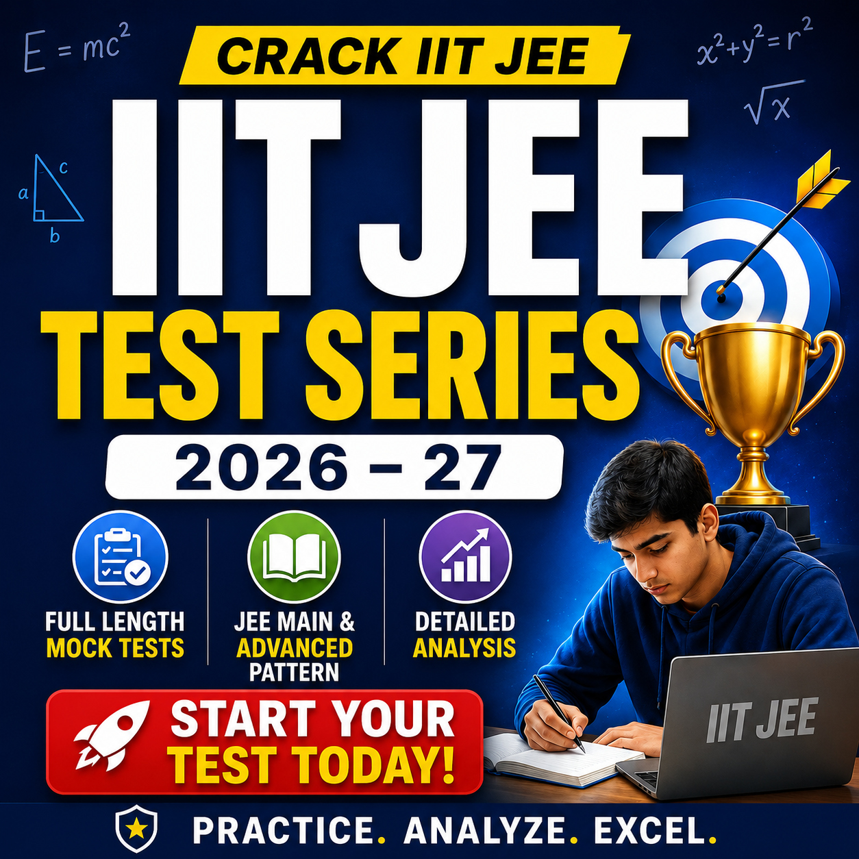 IIT JEE MAIN - TEST SERIES 2027